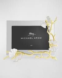 BUTTERFLY GINKO GOLD FRAME 5X7