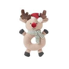 REINDEER CHRISTMAS RATTLE