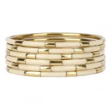 VEDA BANGLES SET OF 6 IVORY