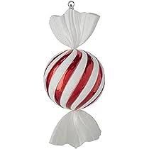 18.5&quot; PEPPERMINT CANDY ORNAMENT