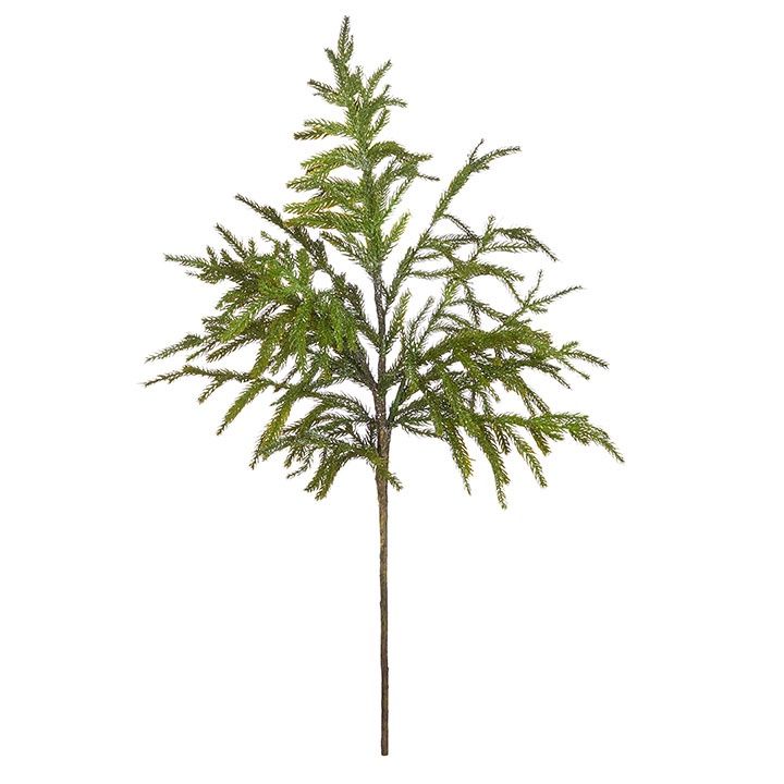 34&quot; GLITTERED CEDAR SPRAY