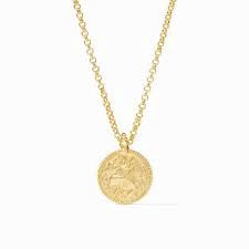 COIN PENDANT GOLD NECKLACE