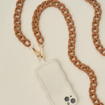 HOLD THE PHONE CROSSBODY MOCHA BROWN
