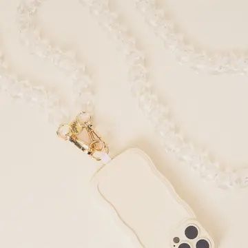 HOLD THE PHONE CROSSBODY CLEAR