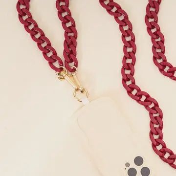 HOLD THE PHONE CROSSBODY BURGUNDY