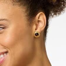 MADISON  STUDTORTOISESHELL EARRINGS