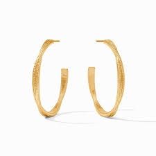 CHEVAL TWIST HOOP GOLD SMALL