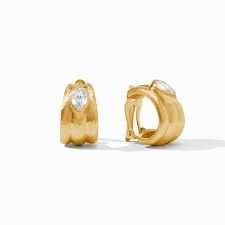CIRQUE STONE CLIP EARRINGS CUBIC ZIRCONIA