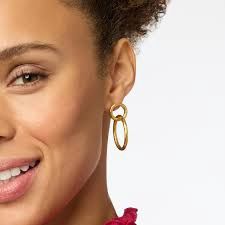 CATALINA LINK EARRINGS GOLD