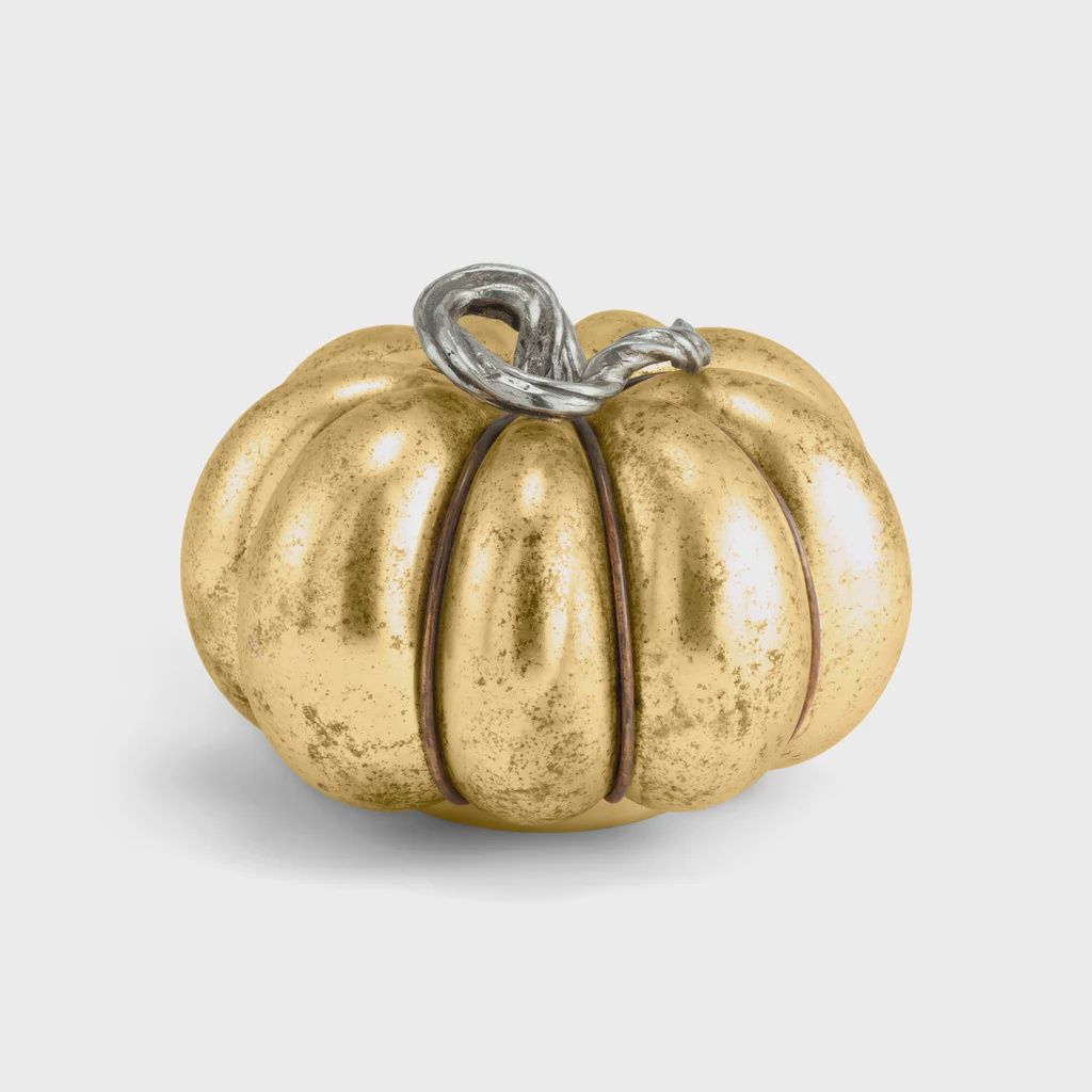 GLASS PUMPKIN MEDIUM