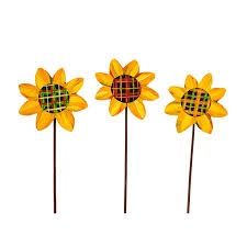 PLAID MINI SUNFLOWERS ASSORTMENT