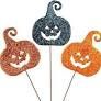 ALL GLITTER JACK O LANTERNS ASSORTMENT