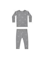 BAMBOO PAJAMA SET BLUE DITSY 18-24M