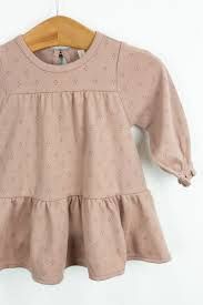 TIERED JERSEY DRESS RAINBOWS 6-12M