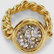 WP KRISTAL DOME FIGARO RING  SZ 7