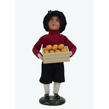 SALVATION ARMY BOY WITH FRUIT