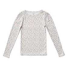 GIRL&#39;S LONFG SLEEVE RUFFLE TOP LILAC LEOPARD 3-6M