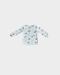 LONG SLEEVE HENLEY SHIRT SNEAKERS 3-6M