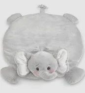 LIL&#39; SPOUT GRAY ELEPHANT BELLY BLANKET