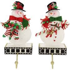 SNOWMAN STOCKING HOLDER