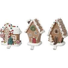 GINGERBREAD HOUSE STOCKING HOLDER