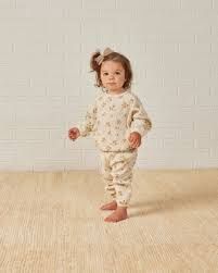 WAFFLE SLOUCH SET PUMPKINS 6-12M