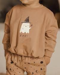 RELAXED FLEECE SWEATSHIRT BOO 6-12M