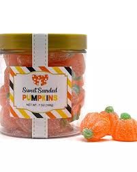 CANDY SUGAR STACKS SANDED GUMMY PUMPKINS
