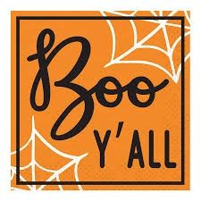 COCKTAIL NAPKIN BOO TREATS 20/PKG