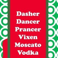 XMAS BLITZEN DISH TOWEL