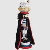 17.5&quot;  3 FRENCH HENS NUTCRACKER