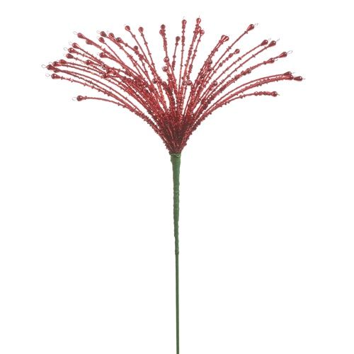 RED BEADED PICK