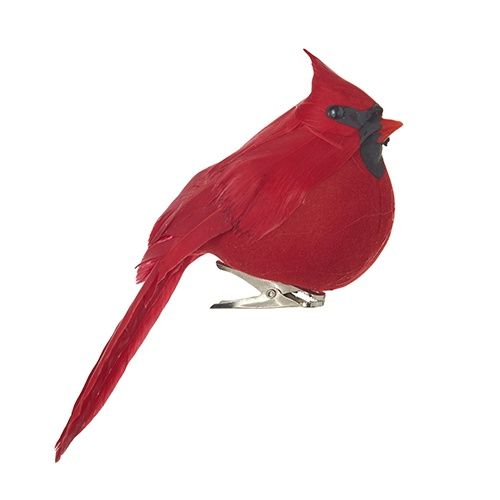 CLIP ON CARDINAL ORNAMENT