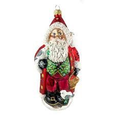 ROXBURY SANTA ORNAMENT