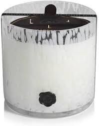 OPAL GLASS 5 WICK CANDLE JAR GARDENIA