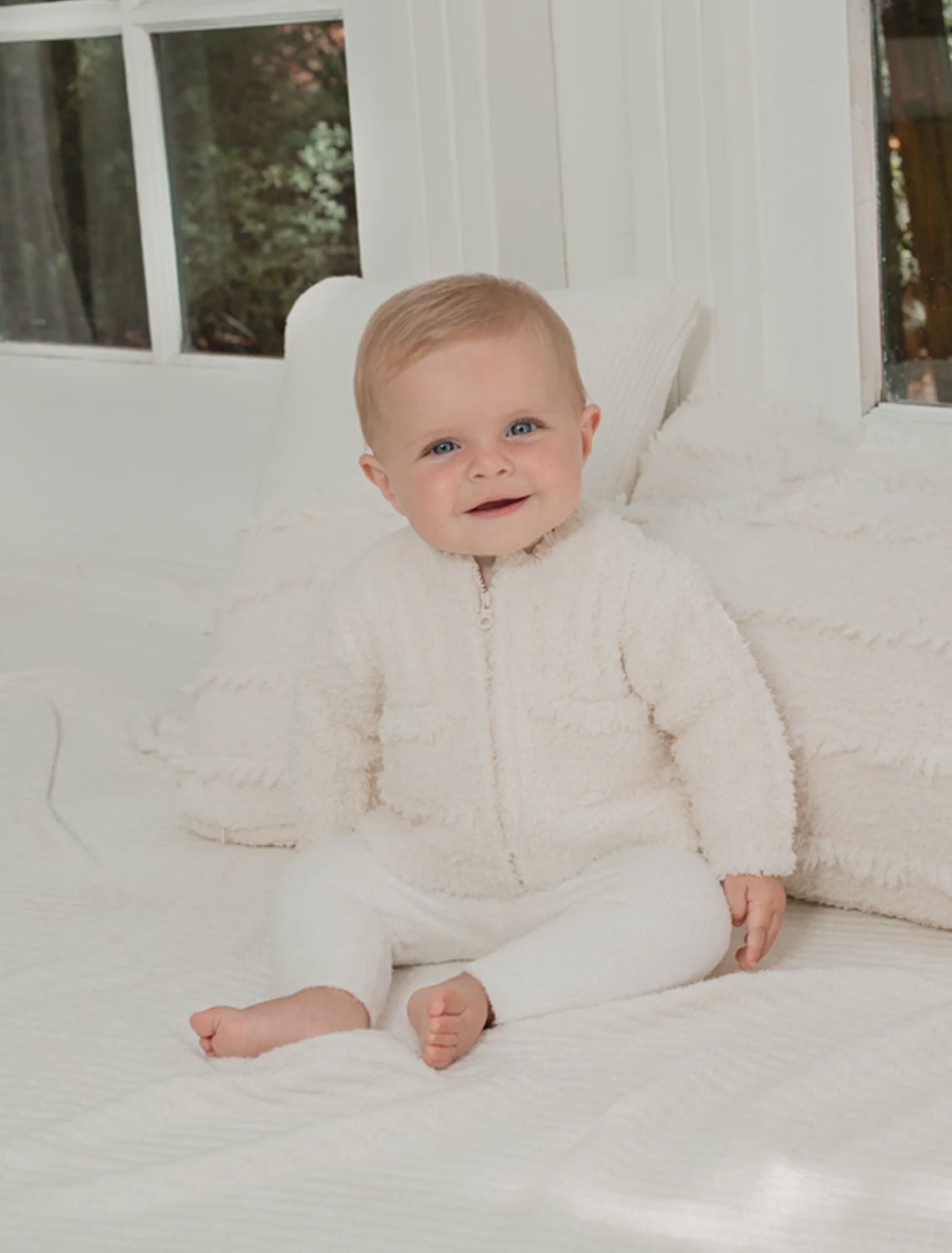 BABY PLACED FRINGE CARDI
