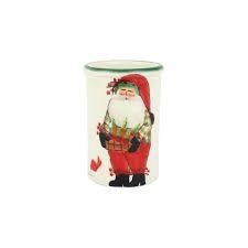 OLD ST. NICK UTENCIL HOLDER W/CARROTS