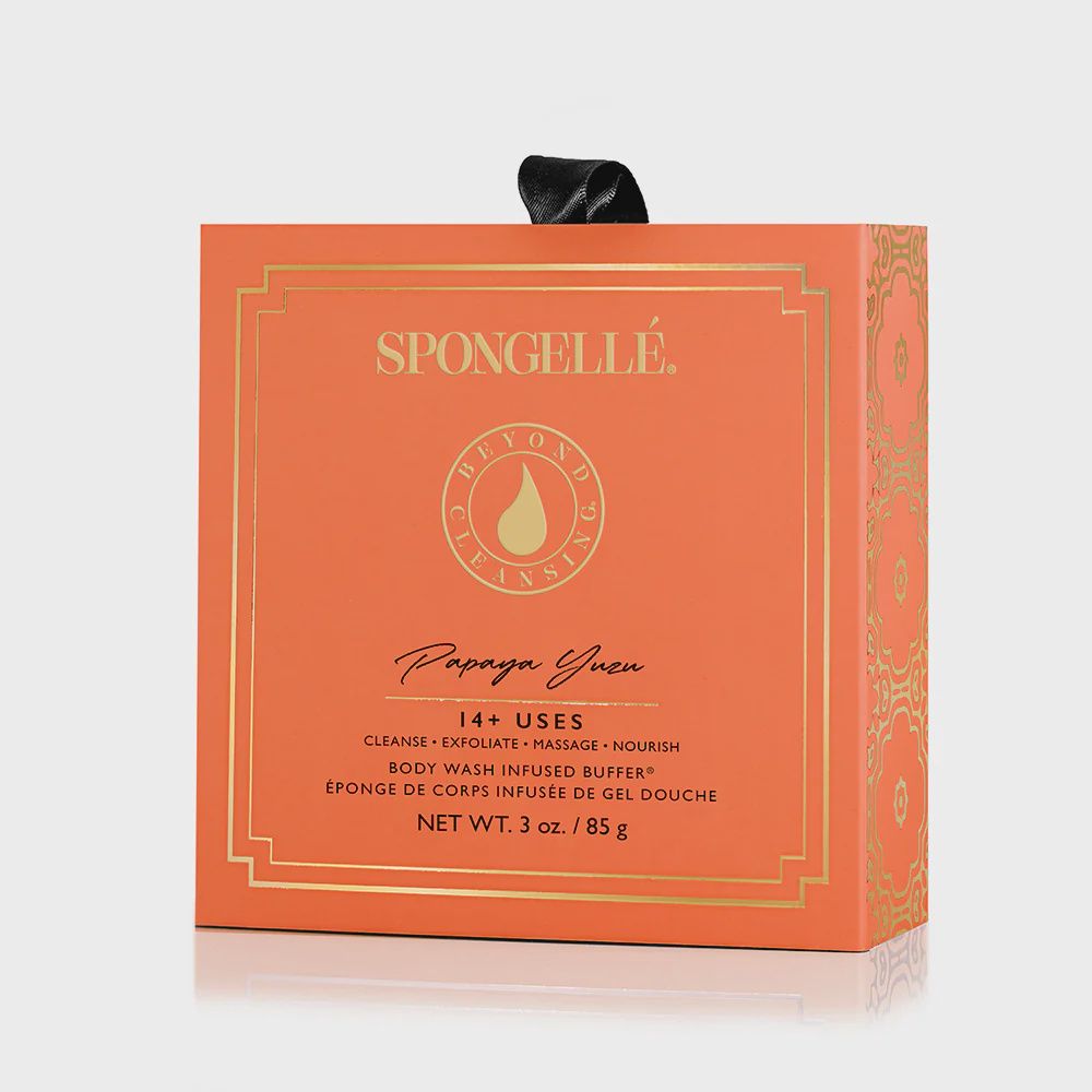 SPONGELLE PAPAYA YUZU BOXED FLOWER