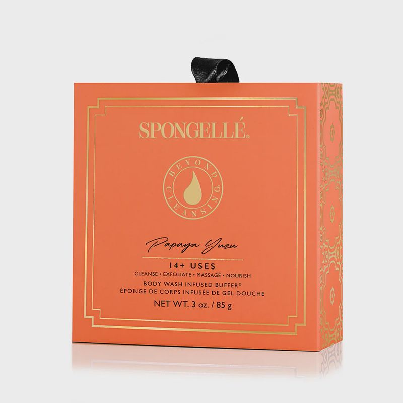 SPONGELLE PAPAYA YUZU BOXED FLOWER