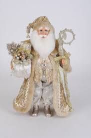 LIGHTED TOUCH OF GOLD SANTA
