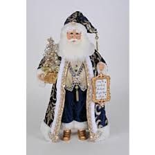 LIGHTED MIDNIGHT BLUE SANTA