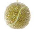 JEWELED TENNIS BALL ORNAMENT