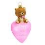 BABY GIRL BEAR ORNAMENT