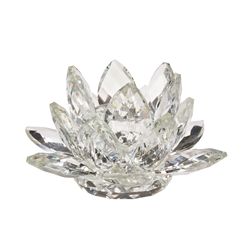 5&quot; X 3&quot; CRYSTAL CANDLE HOLDER
