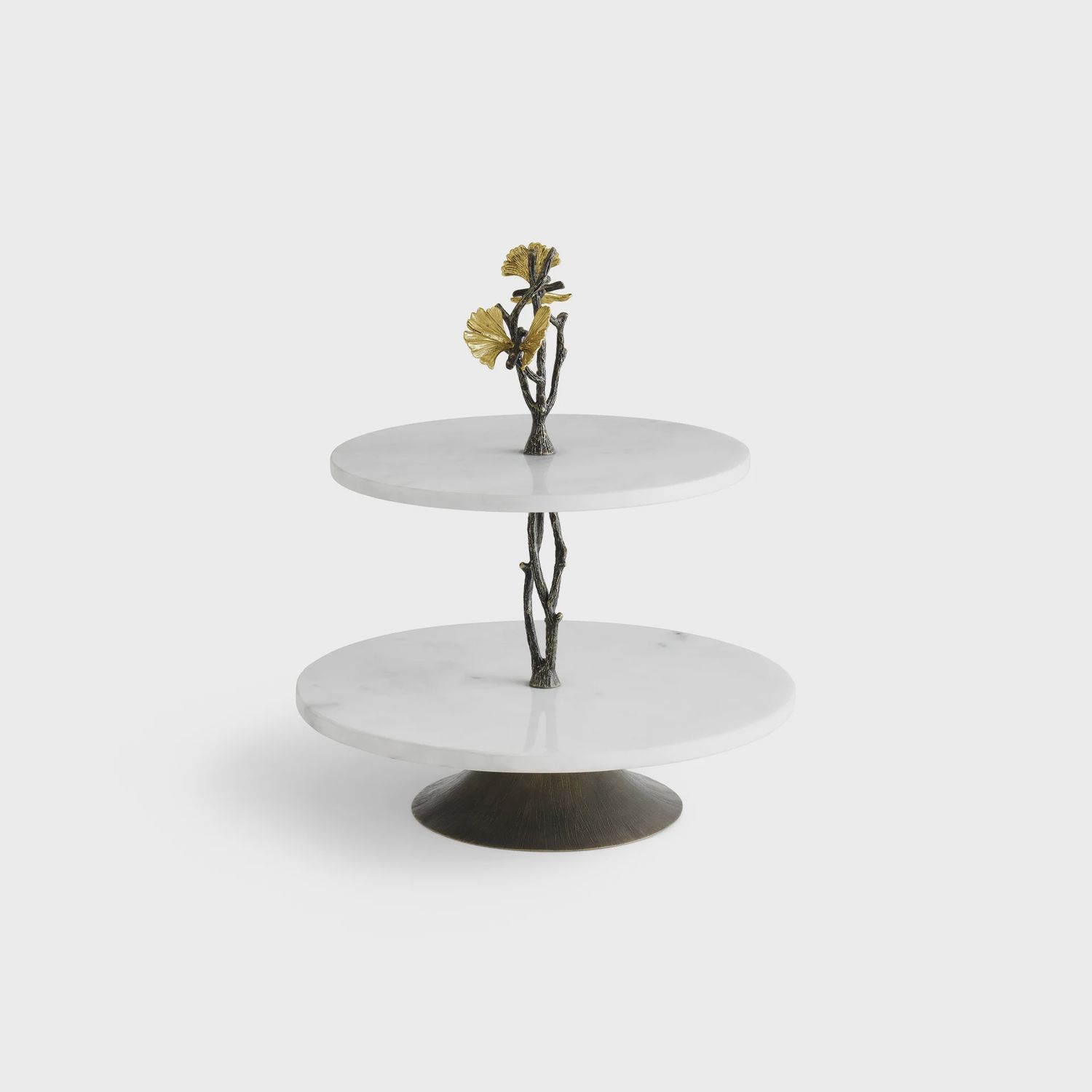 BUTTERFLY GINKGO SMALL  MARBLE ETAGERE