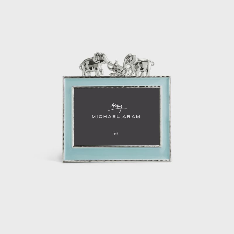 ELEPHANT 4 x 6 FRAME BLUE