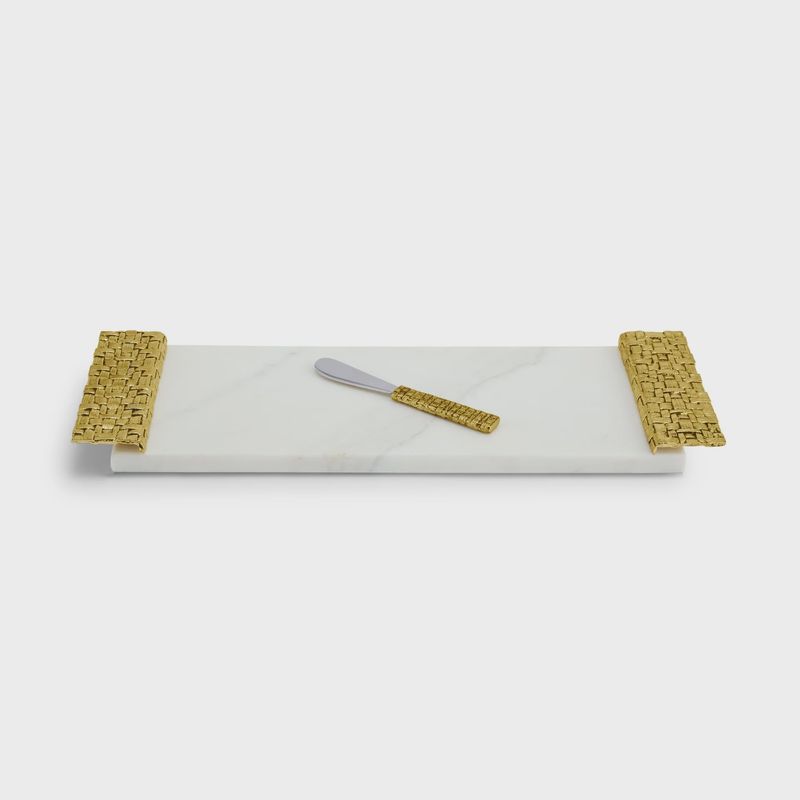 PALM CHEESE BOARD WITH SPREADER