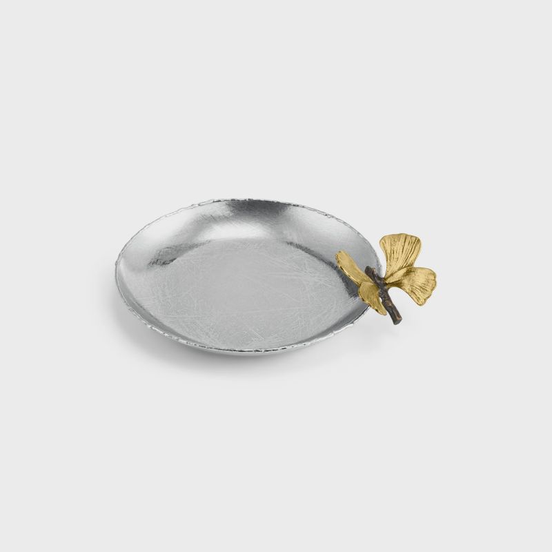 BUTTERFLY GINKGO ROUND TRINKET TRAY