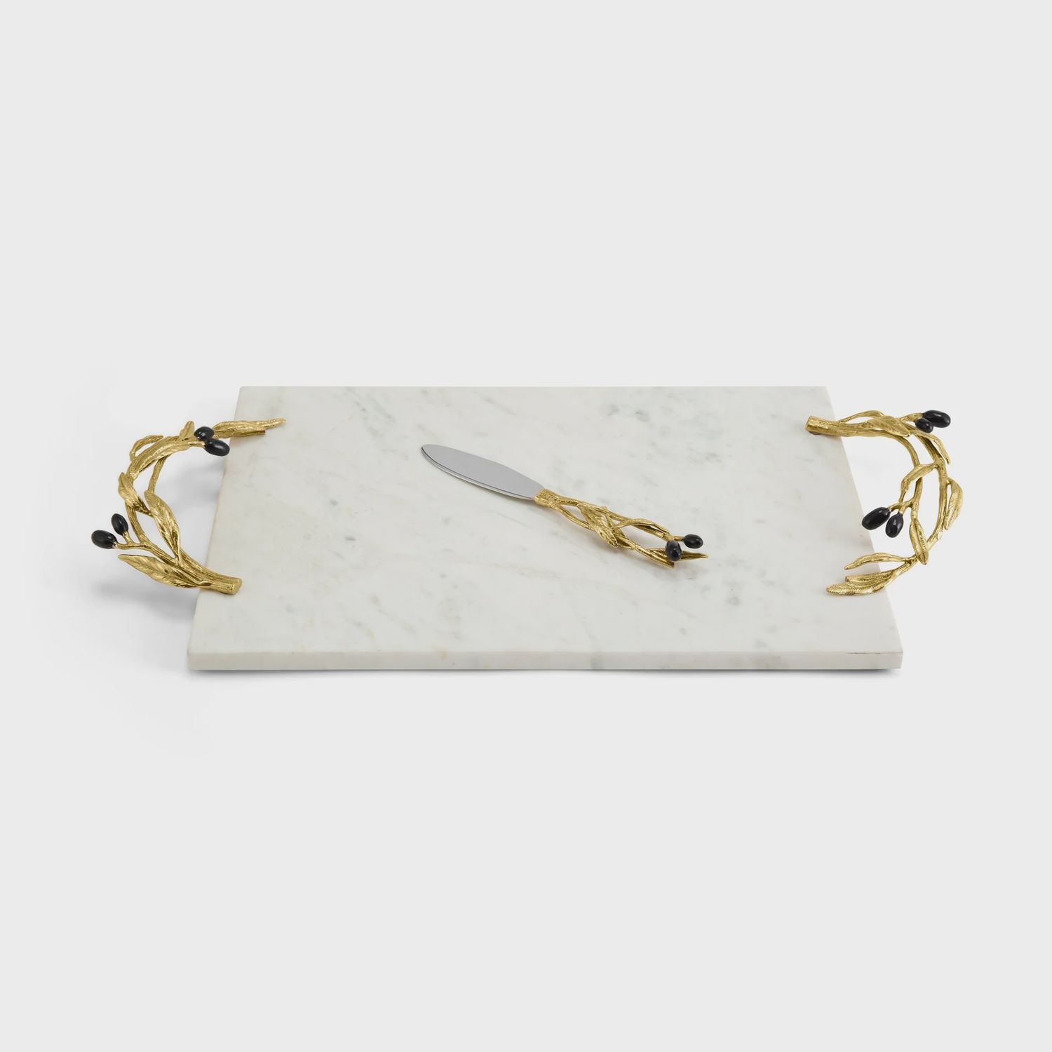 OLIVE BRANCH CHEESE BOARD WITH KNIFE
