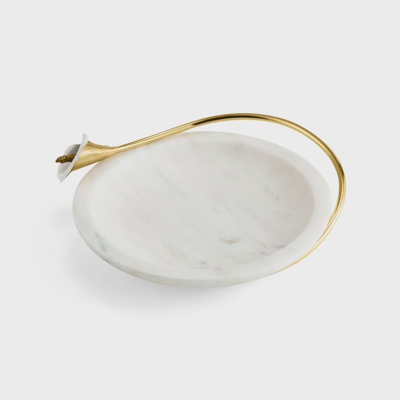 CALLA LILY MARBLE DISH